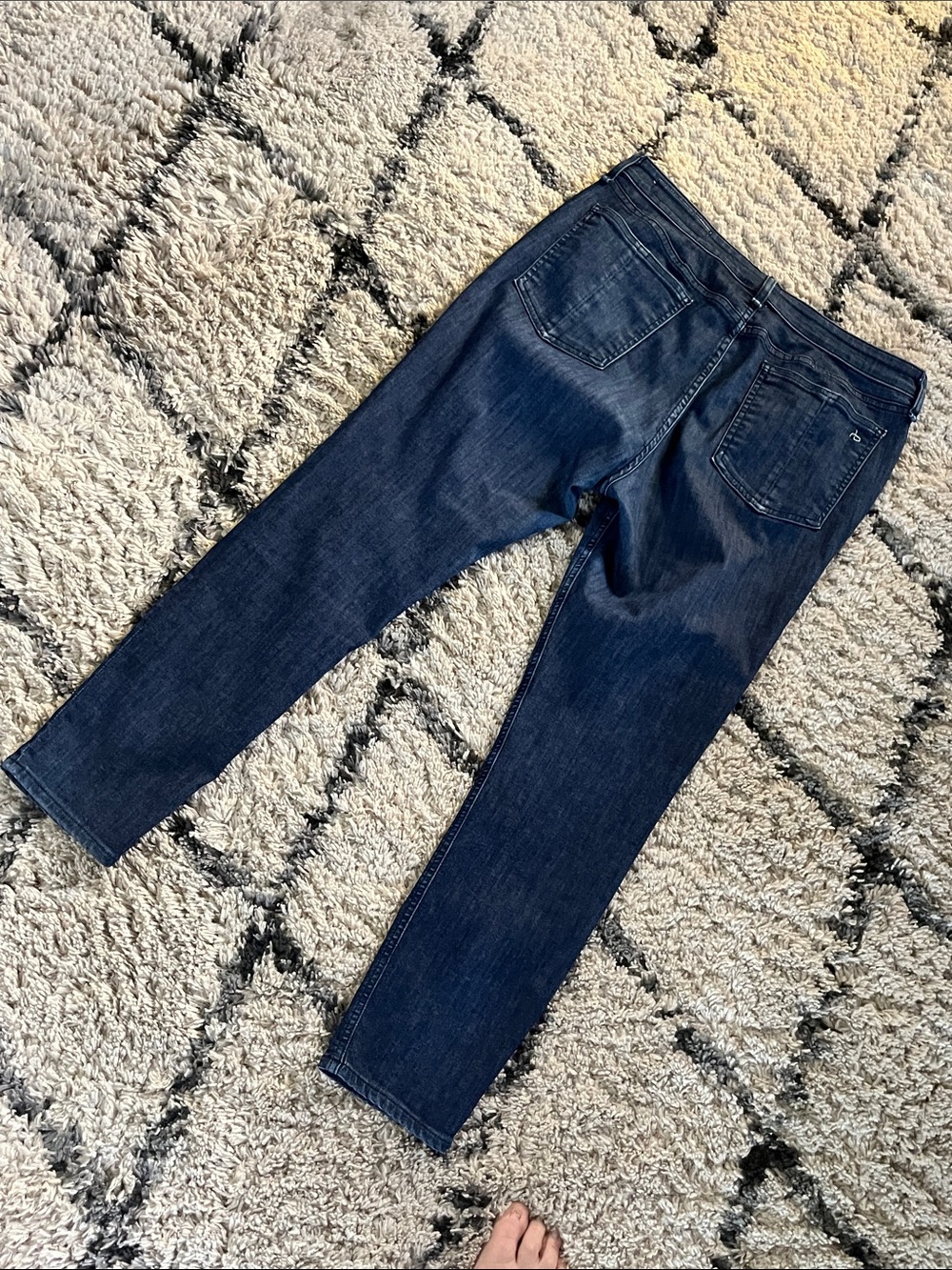 rag & bone Cate Mid Rise Ankle Skinny Jeans April Wash Size 34 - Picture 6 of 9
